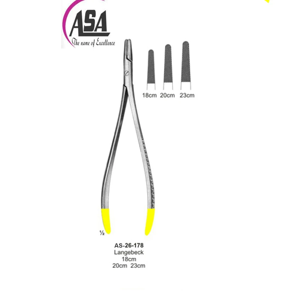 Держатель Иглы Langebeck-beck размером 18 см 20 23 с вставками из карбида вольфрама