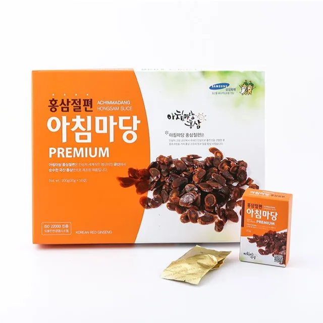 [ACHIMMADANG] высококачественный красный женьшень медовый кусочек Hongsam кусочек закуска Премиум Сделано в Корее