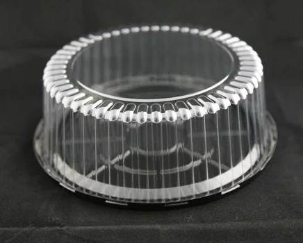 High Quality APET Disposable Clear Round Plastic Cake Box With Lids
