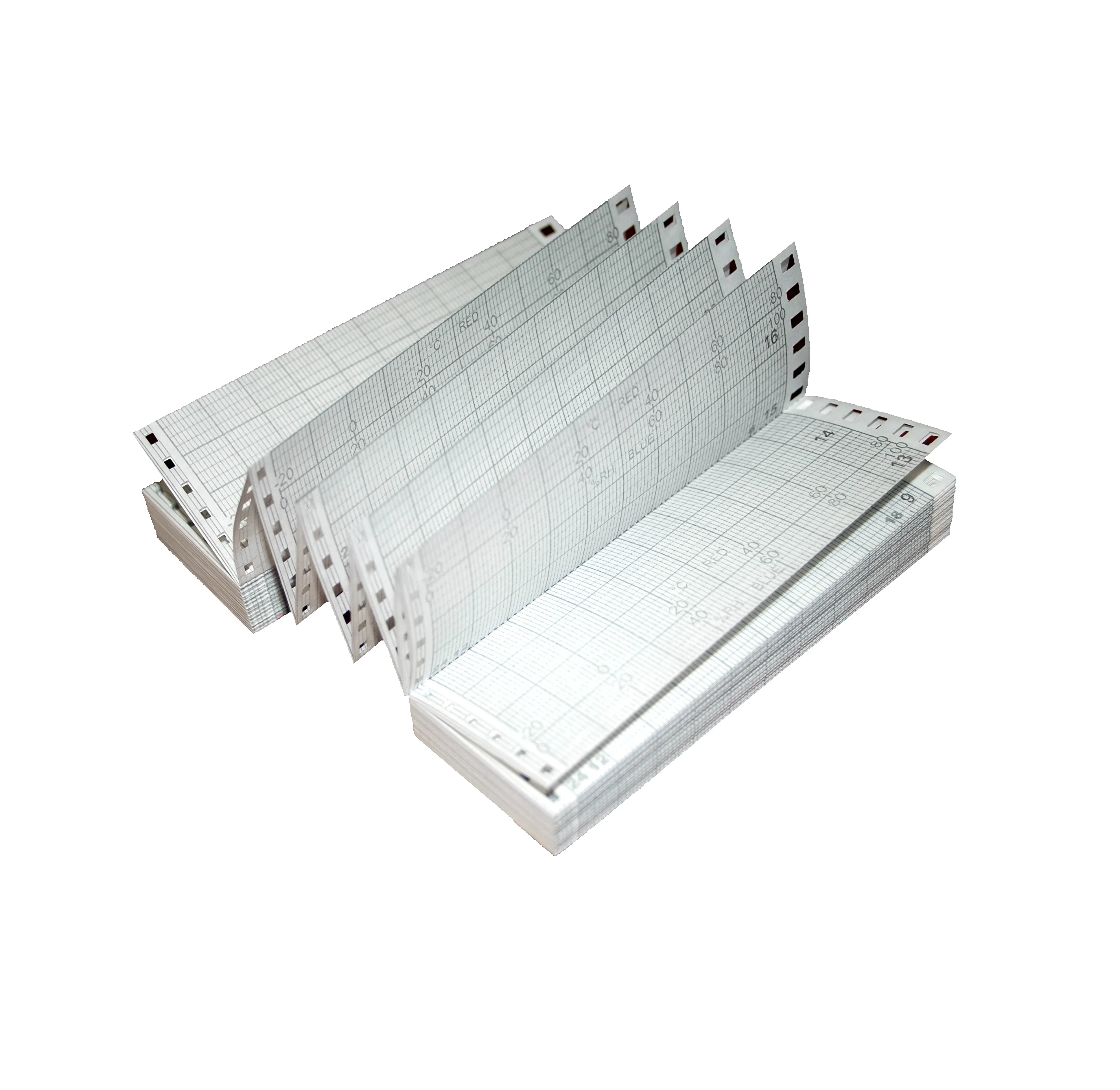 Сделано в Италии тепловой диаграмма бумага перфорированной для Sekonic рекордер ST-50 P # HE0140010 HE12