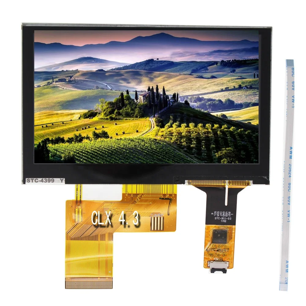 
with Capacitance touch panel 4.3 inch tft 40PIN IPS 480X272 LCD DISPLAY SCREEN MOIDULE 