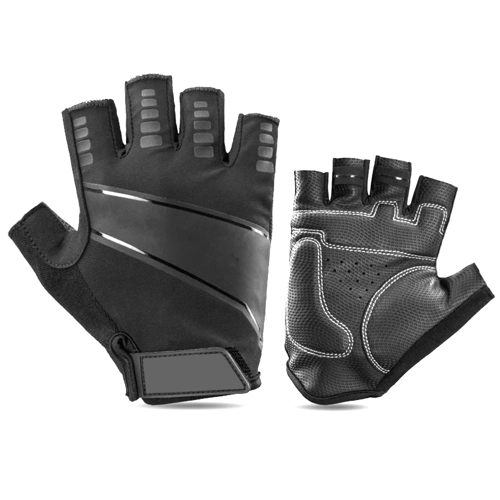 Customized Breathable Gym Use Half Finger Gloves Sports Training Bike Cycling Gloves For Men