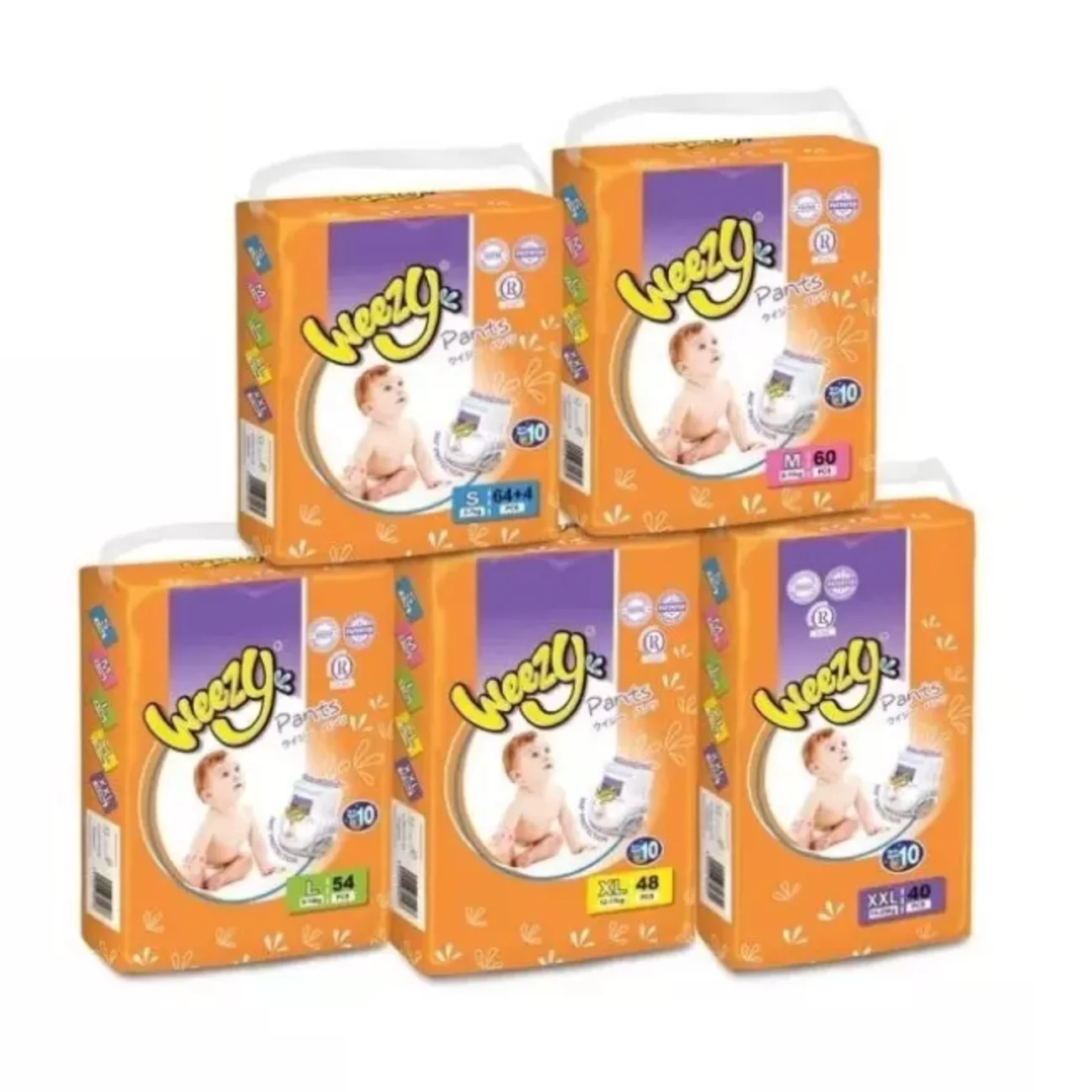 Baby Diaper Breathable Baby Pants Diapers Disposable Baby Nappies with Super High Absorbency Level