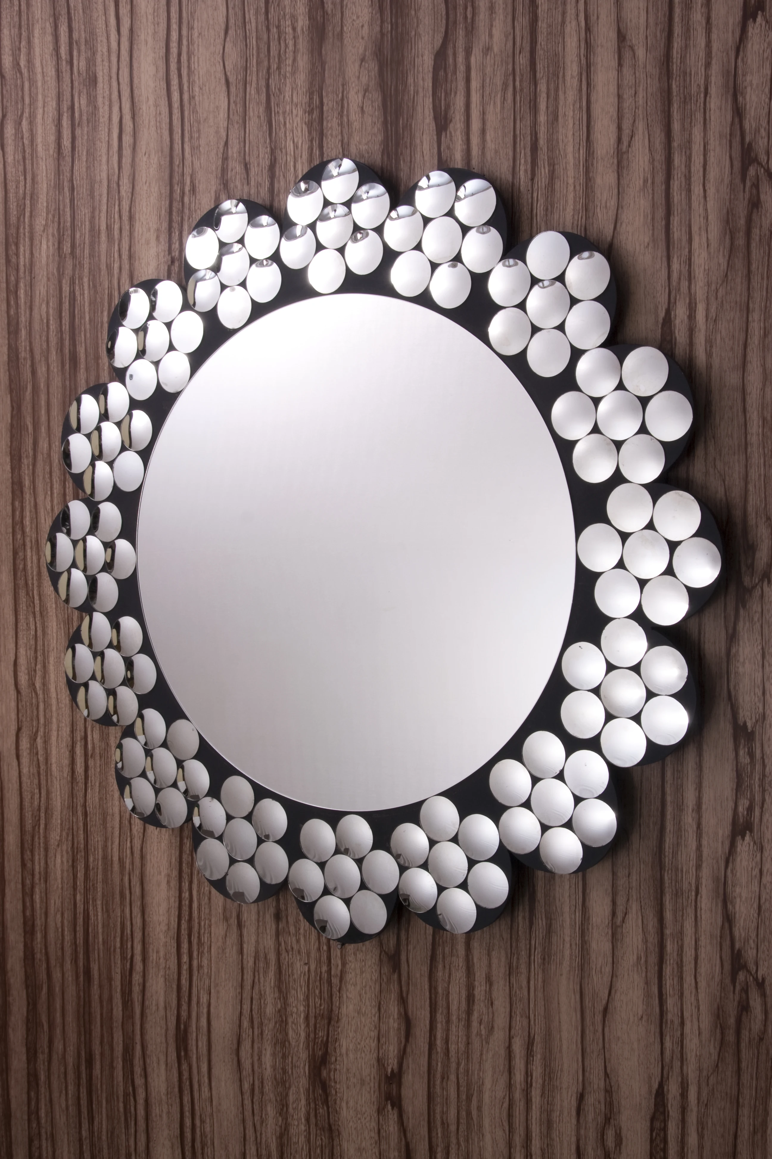 Зеркальное настенное зеркало в стиле гальки для дома ресторанов отелей напольное Коническое декор и зеркальный отражатель