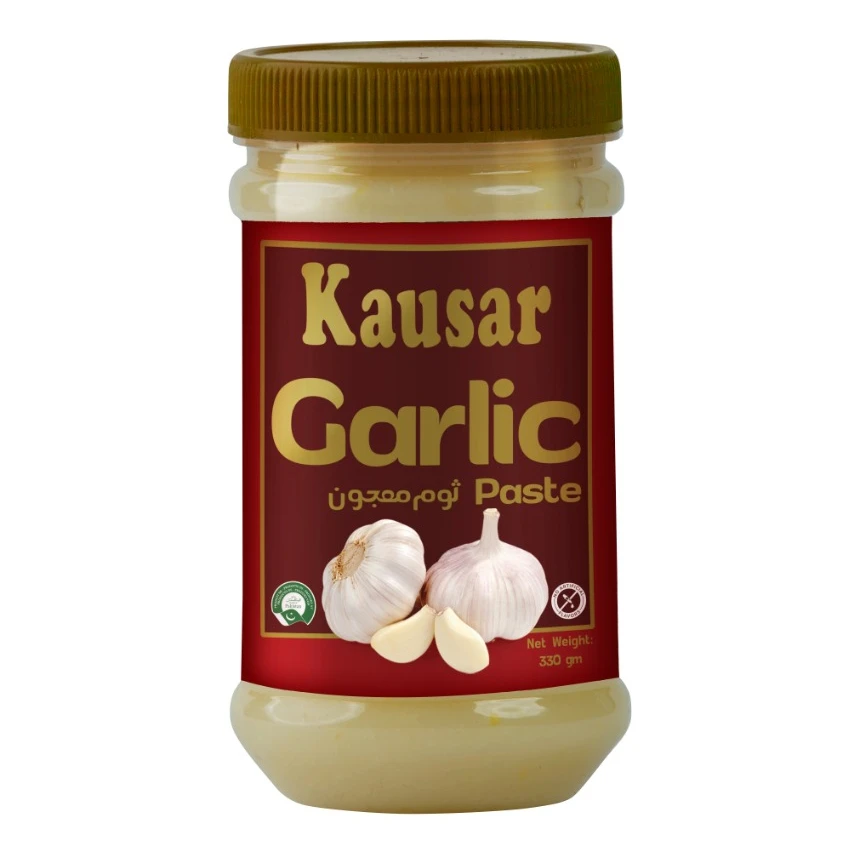 Kausar GARLIC Paste 330gm All Natural Ready to Use