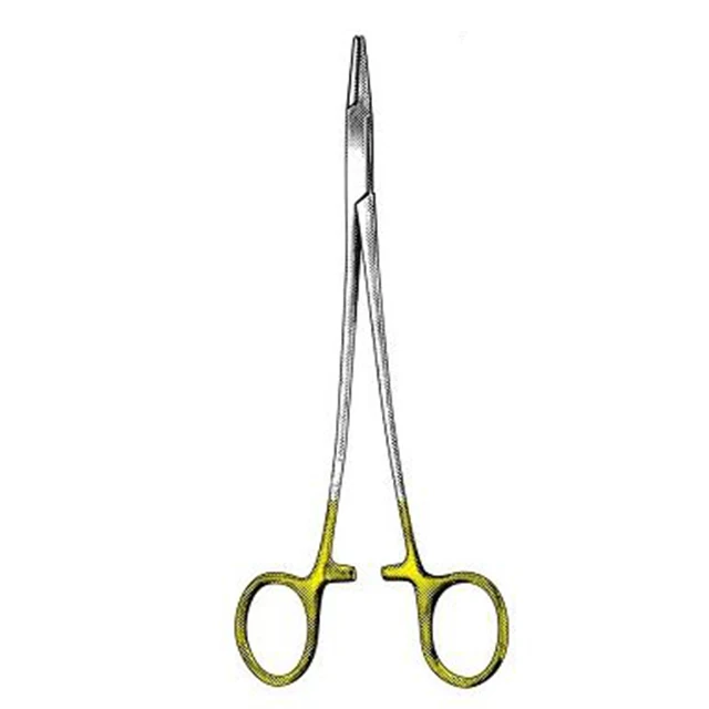 Хирургические инструменты держатели игл и прокладки euфрат держатель стерилизуемый автоклавируемый многоразовый