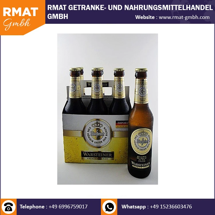 
Rich Quality 4.8% Warsteiner Beer Bulk Supplier 
