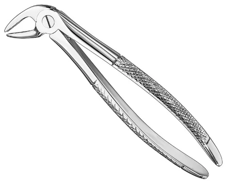 Premium Quality Extracting Forceps Fig 4 English Pattern Stainless Steel Non Slip Jaws