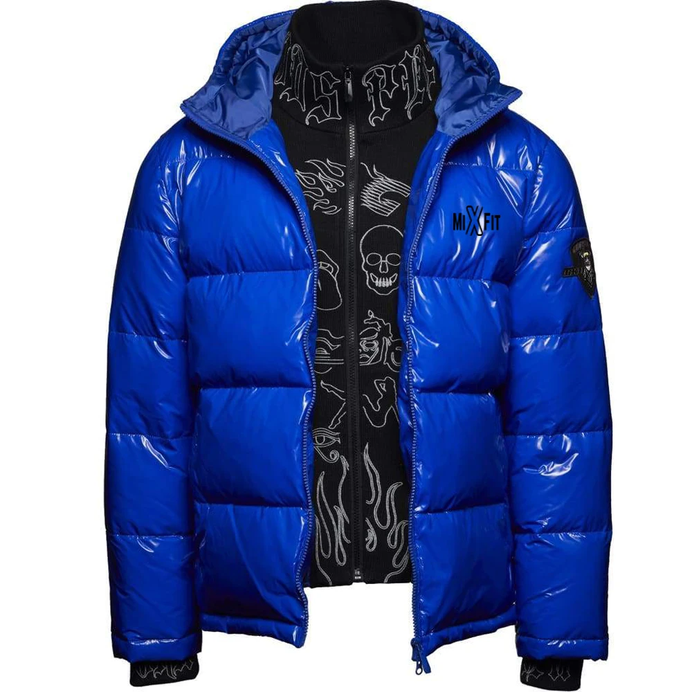 Puffer Jacket For Men With Fur Hoodie Cotton Bubble Winter Puffer Down Coat Down Jacket Winter Jacket