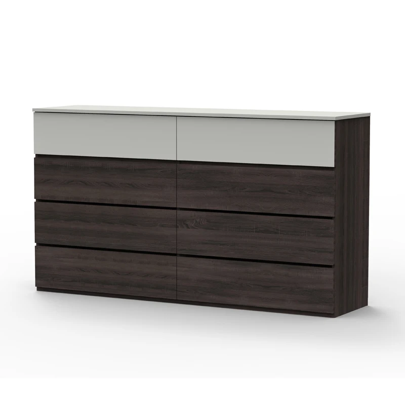 (1446) Premium Quality Modern Furniture High Capacity Storage 8 Chest of Drawer Made in Malaysia Living Room Furniture