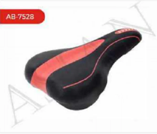 Black Orange Saddle for City Road and MTB Bicycle