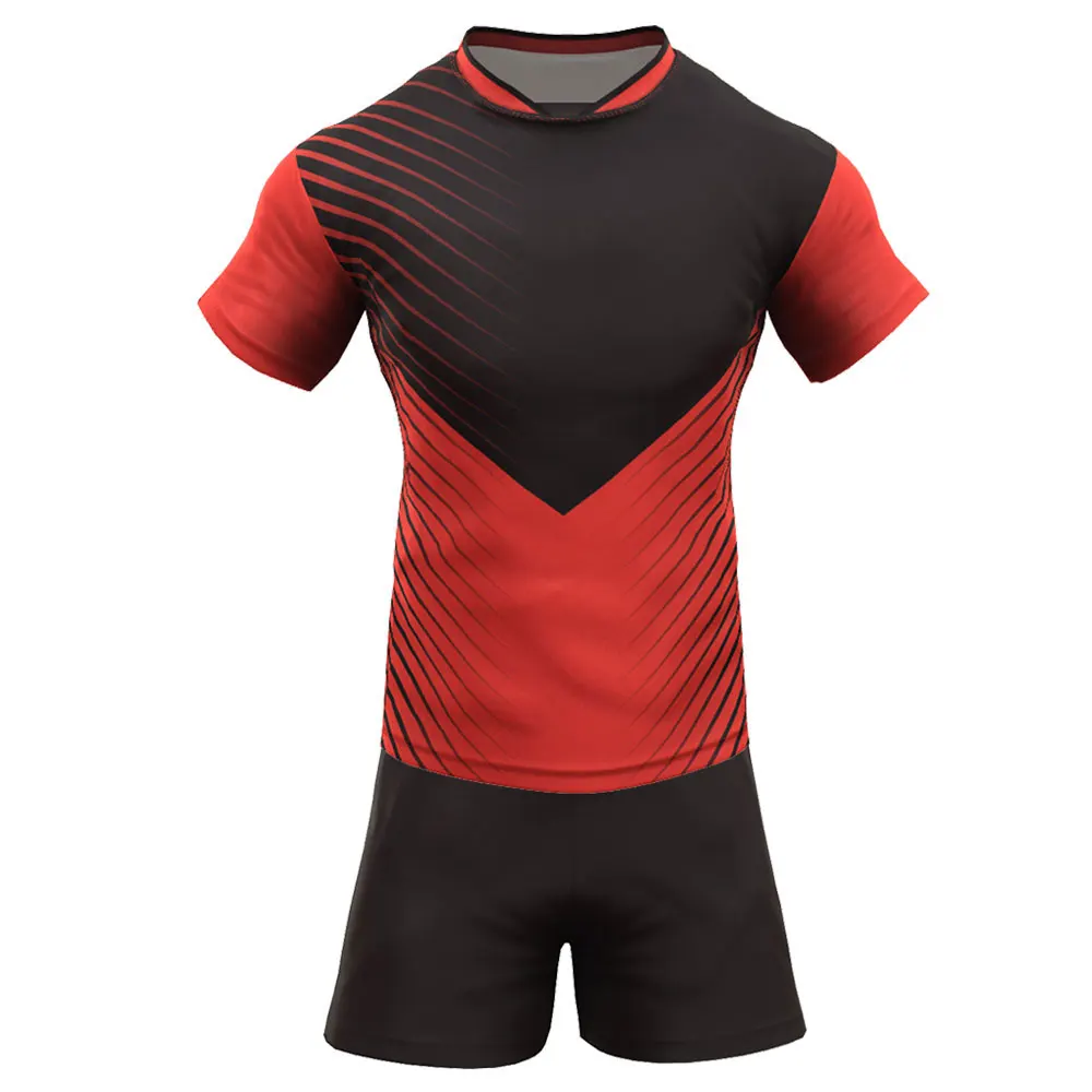 Wholesale custom sublimation printing new rugby shirt wear jersey uniform for