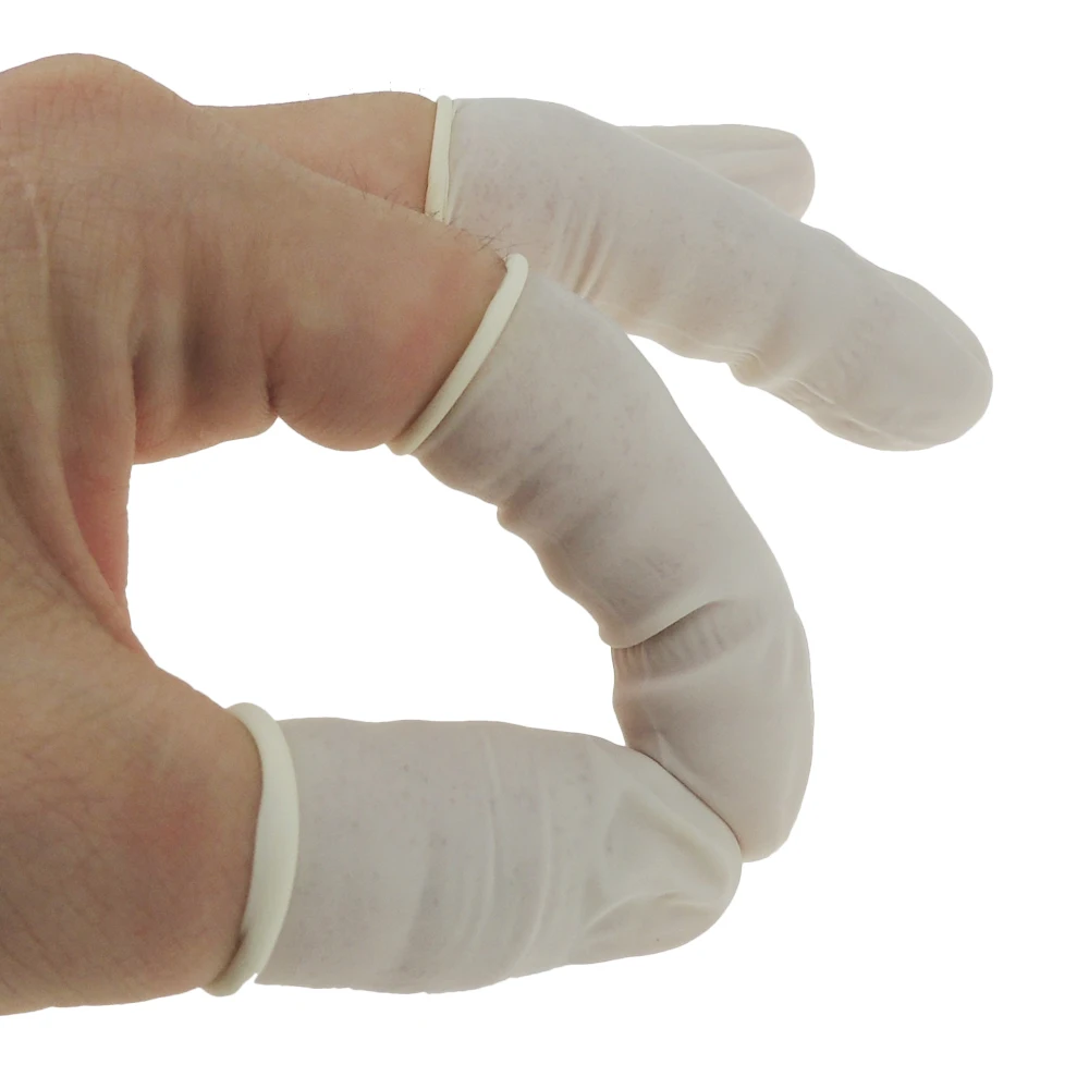 Super cheap medical transparent clean room finger cots