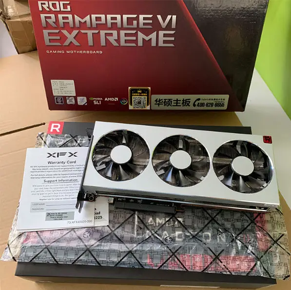 
BUY 5 XFX AMD Radeon VII 16GB HBM2 Graphics Card AND GET 2 FREE 