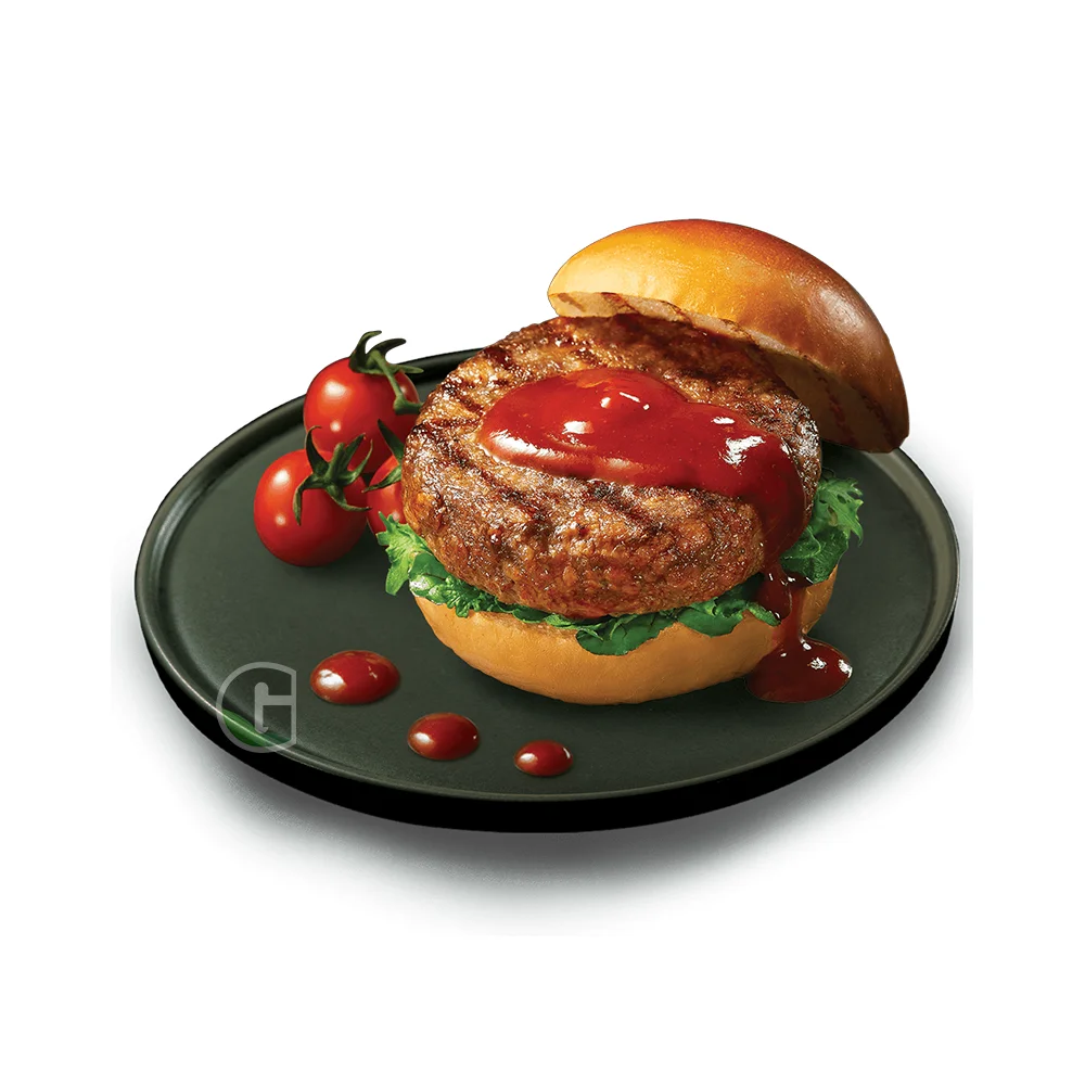 Special Beef Burger with BBQ sauce High quality (Frozen) Packed Carefully and Taste delicious