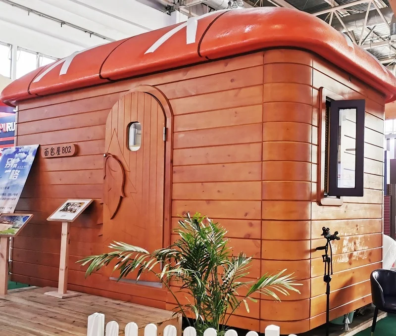 
Ready to move High quality customization, Bread shape small log cabin 