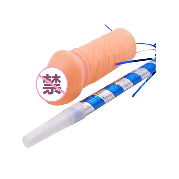 hen party night club noise maker novelty funny foil tassels willy penis pecker blowout whistle