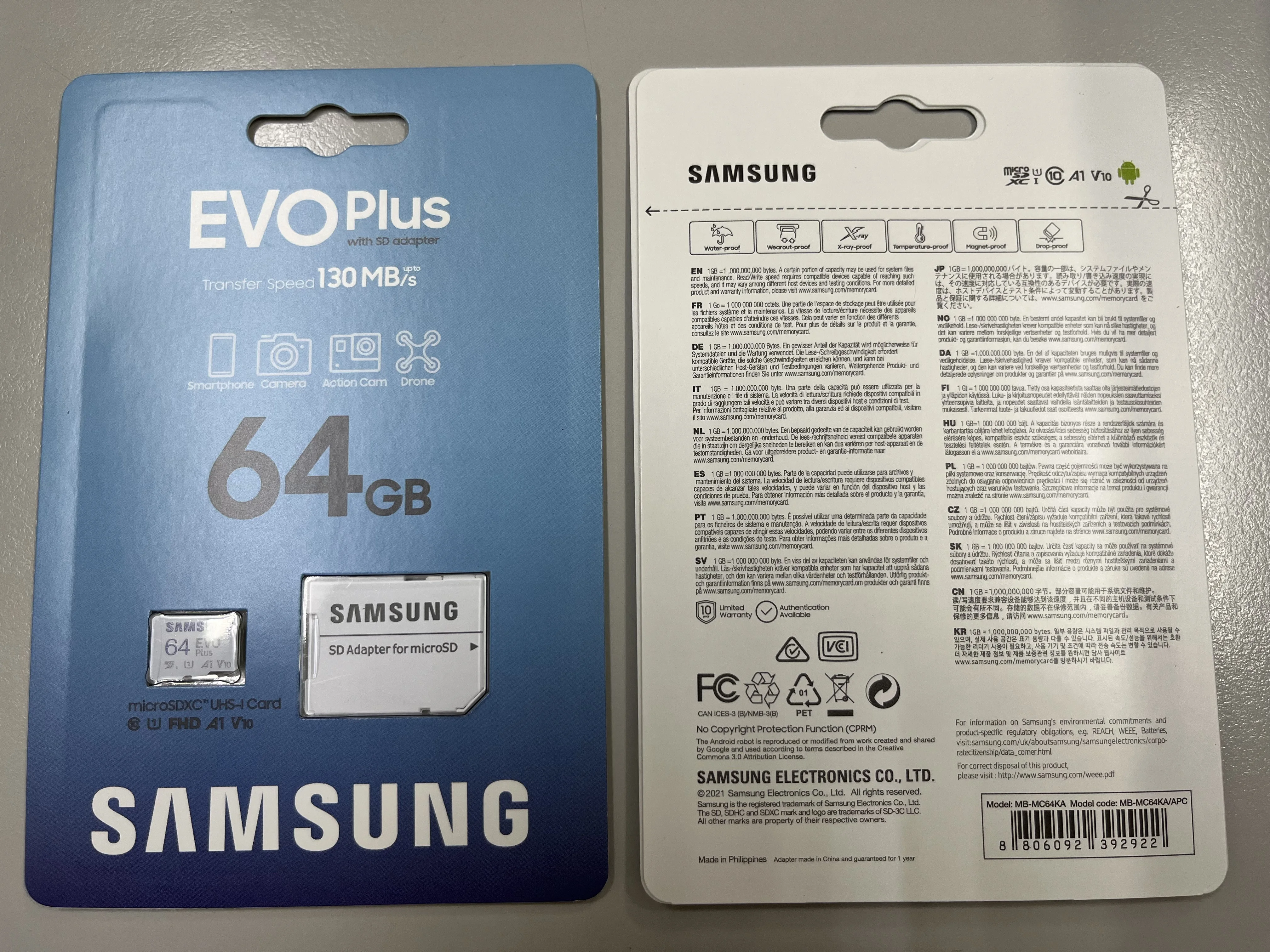 MB-MC64KA evo plus TF 130R