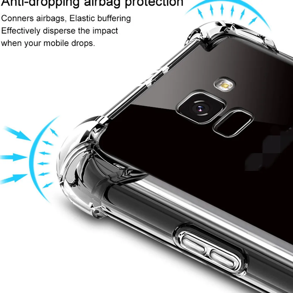 Good Quality Shockproof Clear Soft TPU Cover Phone Case For Samsung Galaxy S9 Plus Mobile Phone Case