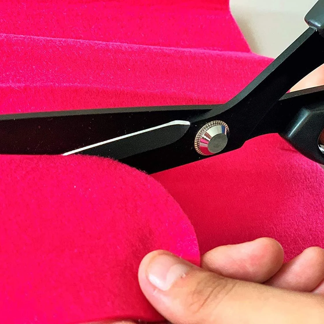 Japanese Sewing Scissors for Fabric Cutting 10.5 Inch, Black Scissors Heavy Duty All Purpose Scissors