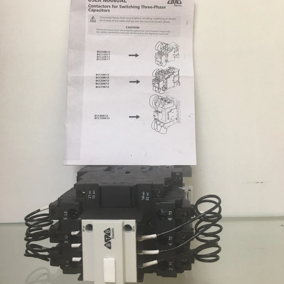 3POLES CONTACTOR 10 KVAR NEW MODEL 2021 MADE IN TURKEY