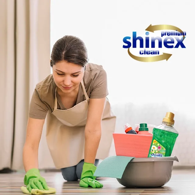 SHINEX All Purpose Liquid Cleaner Detergent 1L Roof Perfumed cleaner for room kitchen desk SHINEX made in Turkey