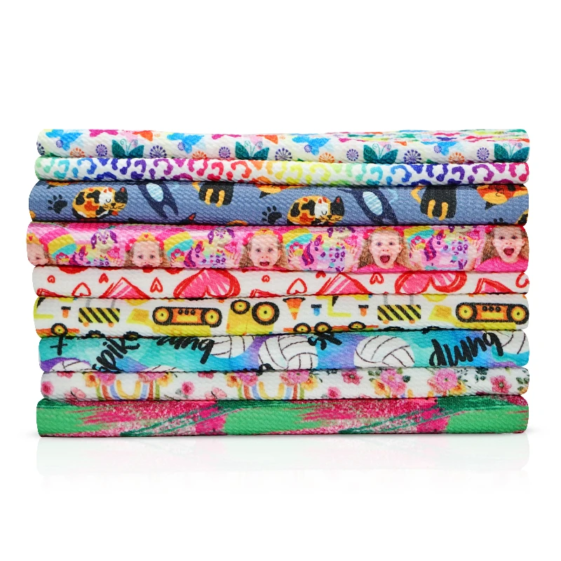 50x140cm Personalized Floral Printed Liverpool Fabric Bullet 4 Way Stretch Fabric for Clothing