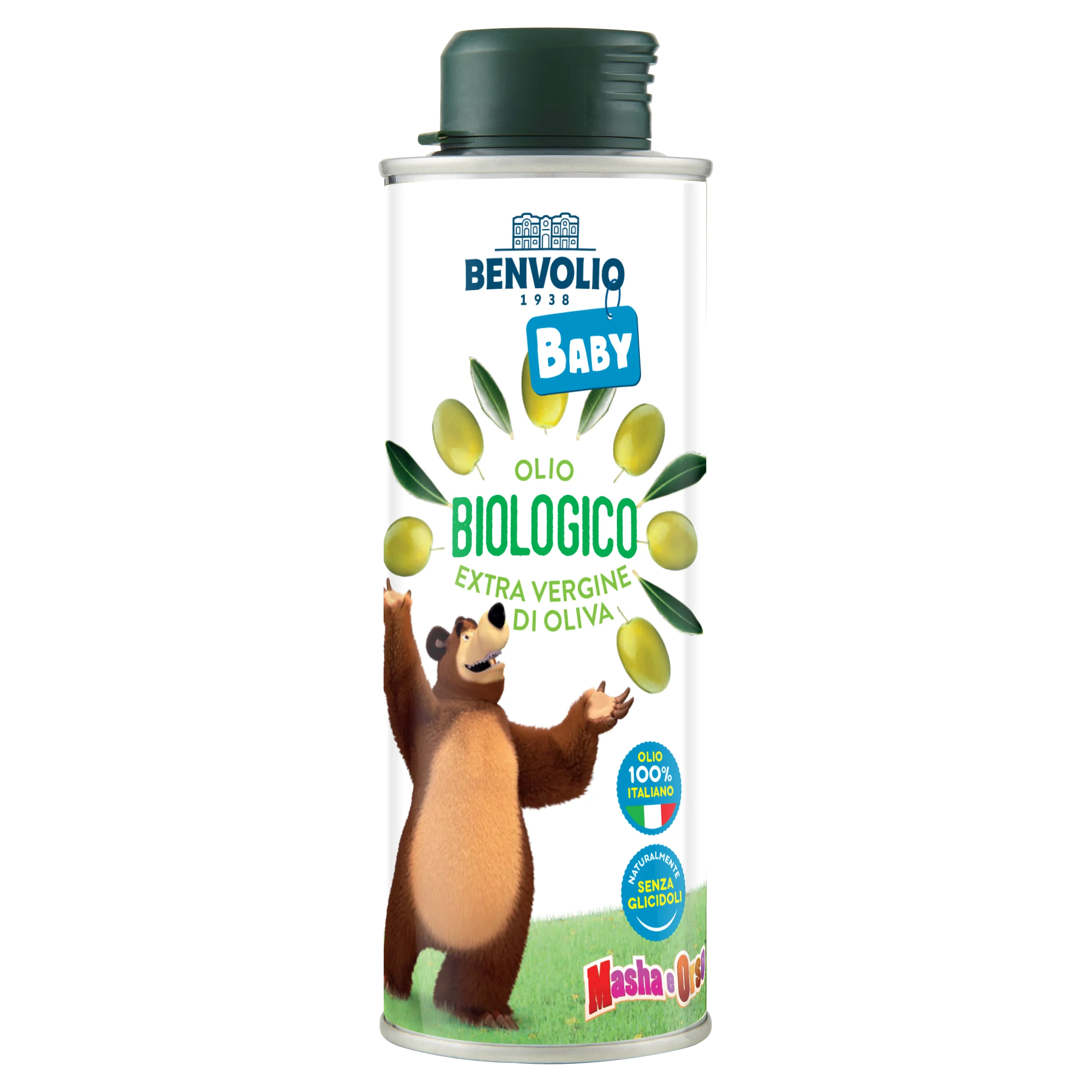 BENVOLIO 1938 BABY ORGANIC 100% ITALIAN EXTRA VIRGIN OLIVE OIL 6x250 ml HIGH QUALITY NATURAL ITALY