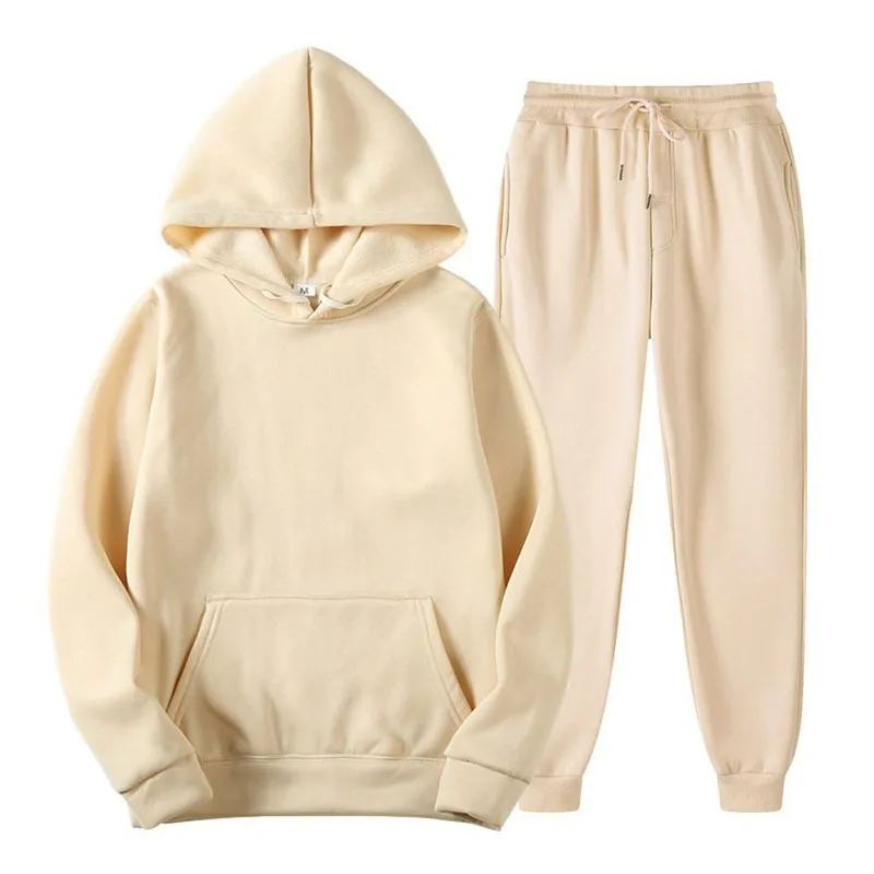 2021 Spring New Soft Comfortable Breathable Tracksuit Set Men Sports Zipped Warm Up Suit Plain Tracksuit for Printing