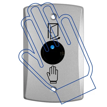 Waterproof DC/AC 10V~24V Infrared Sensor Switch No Touch Button For Door Access Control System Support adjustable opening time