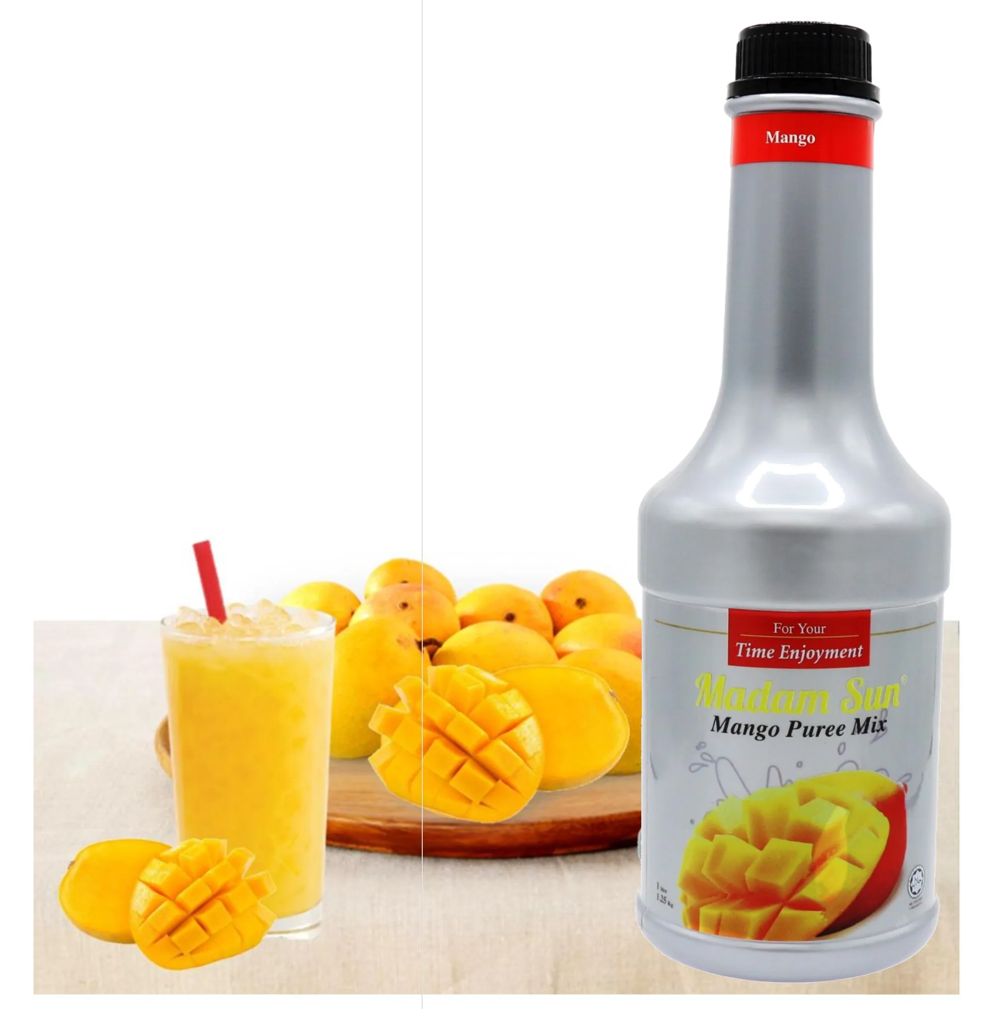 
Mango Puree Drink Concentrate /Mango Puree Mix/Mango Juice Drink 