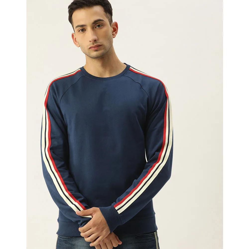 2021Men негабаритных Письмо печати высокое качество уличной моды оптовой цены на дешевое качество сбоку Толстовка в полоску