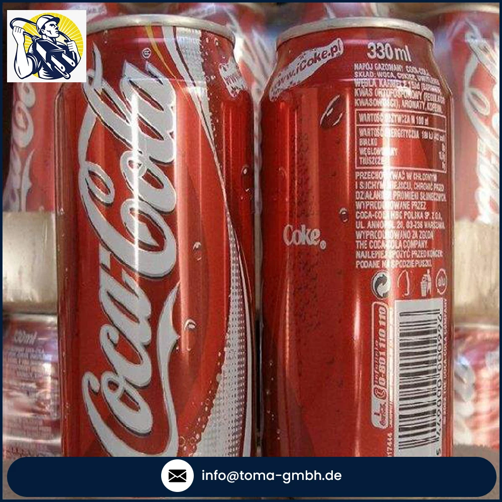 Low Price Original Taste Coca Cola Soft Drinks All Flavors and All Text Available