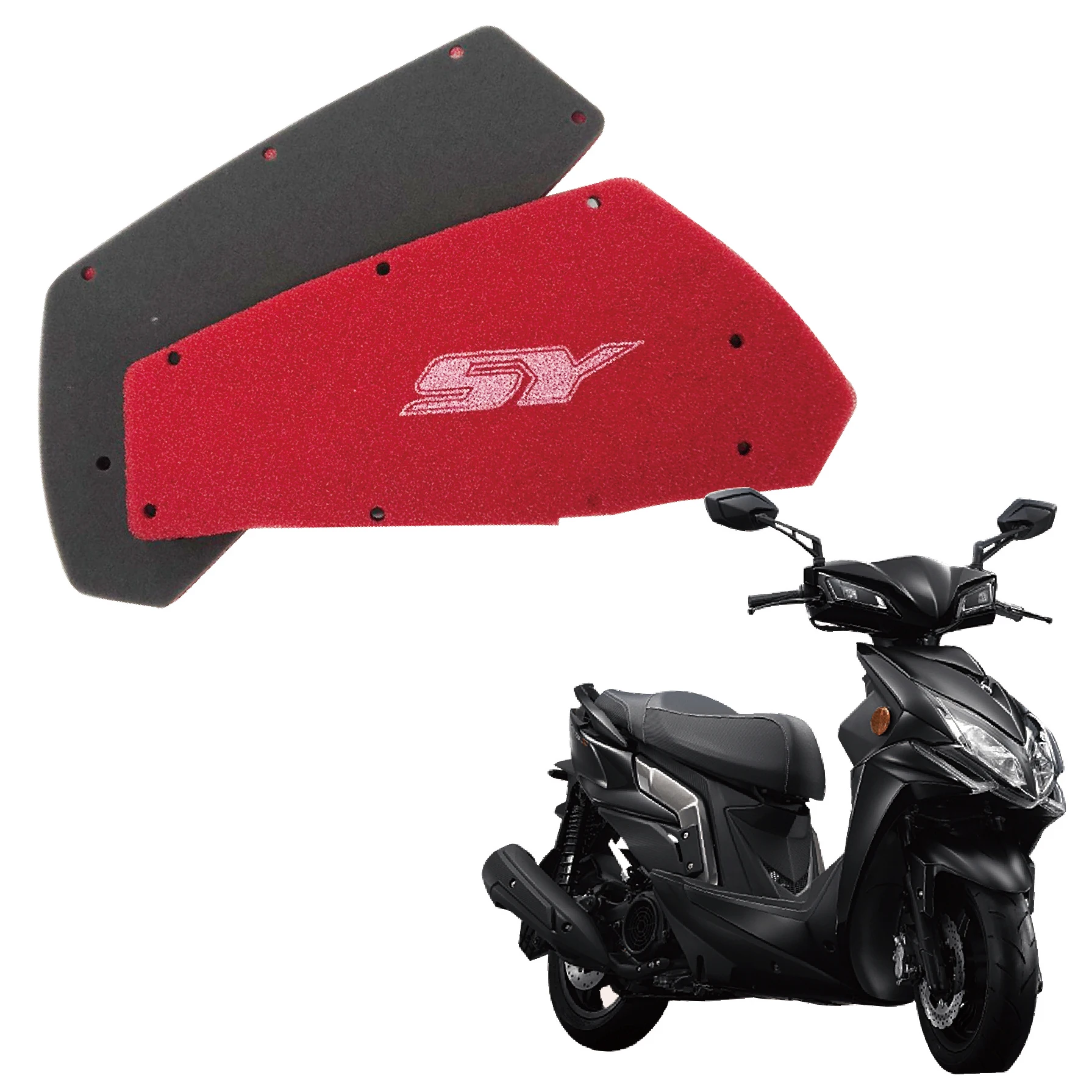 KYMCO Racing-S125 150  motorcycle sponge filter high flow air filter filter element for moto