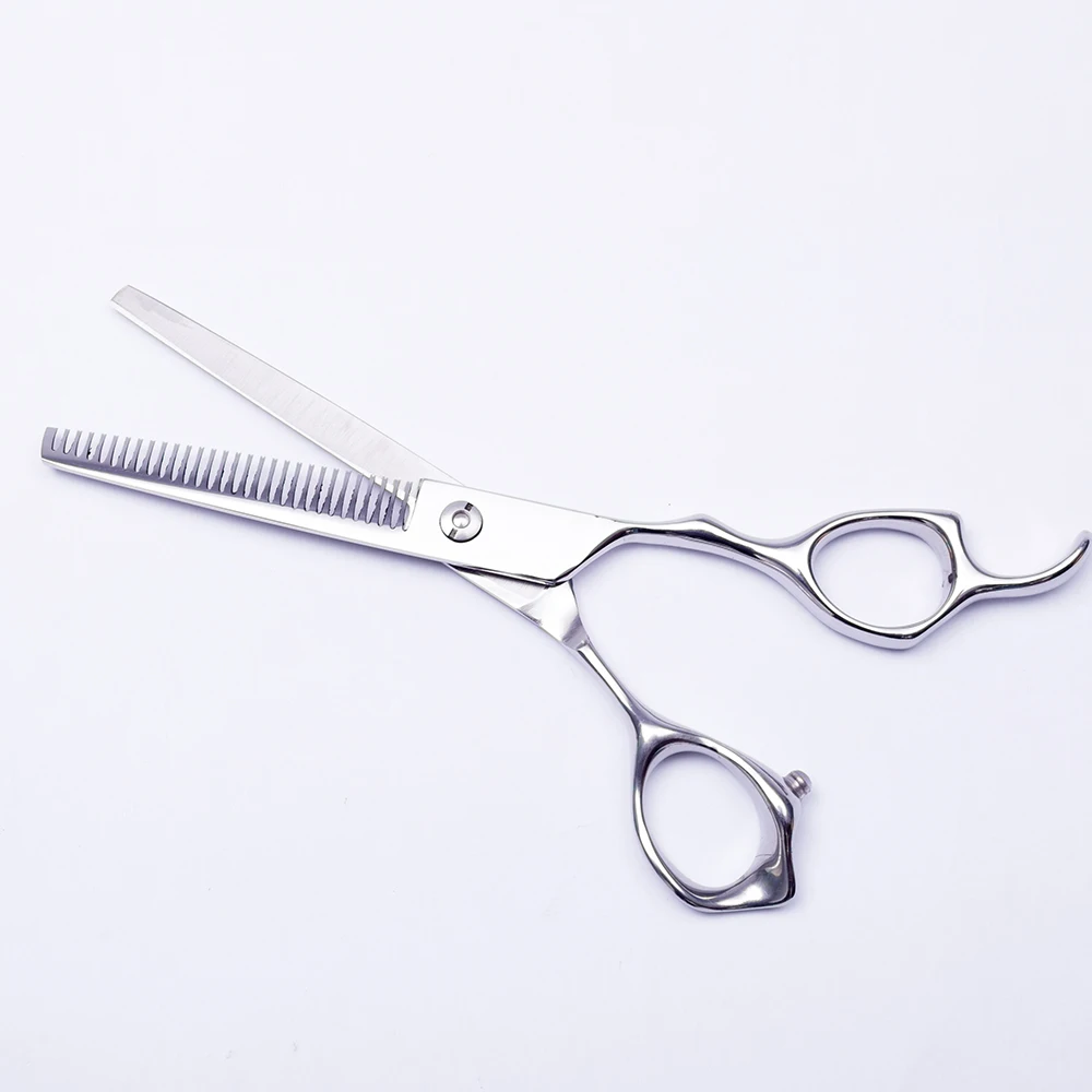 
The Best Silver Color Stainless Steel Profession Haircutting Shears Hair Cutting Scissors 