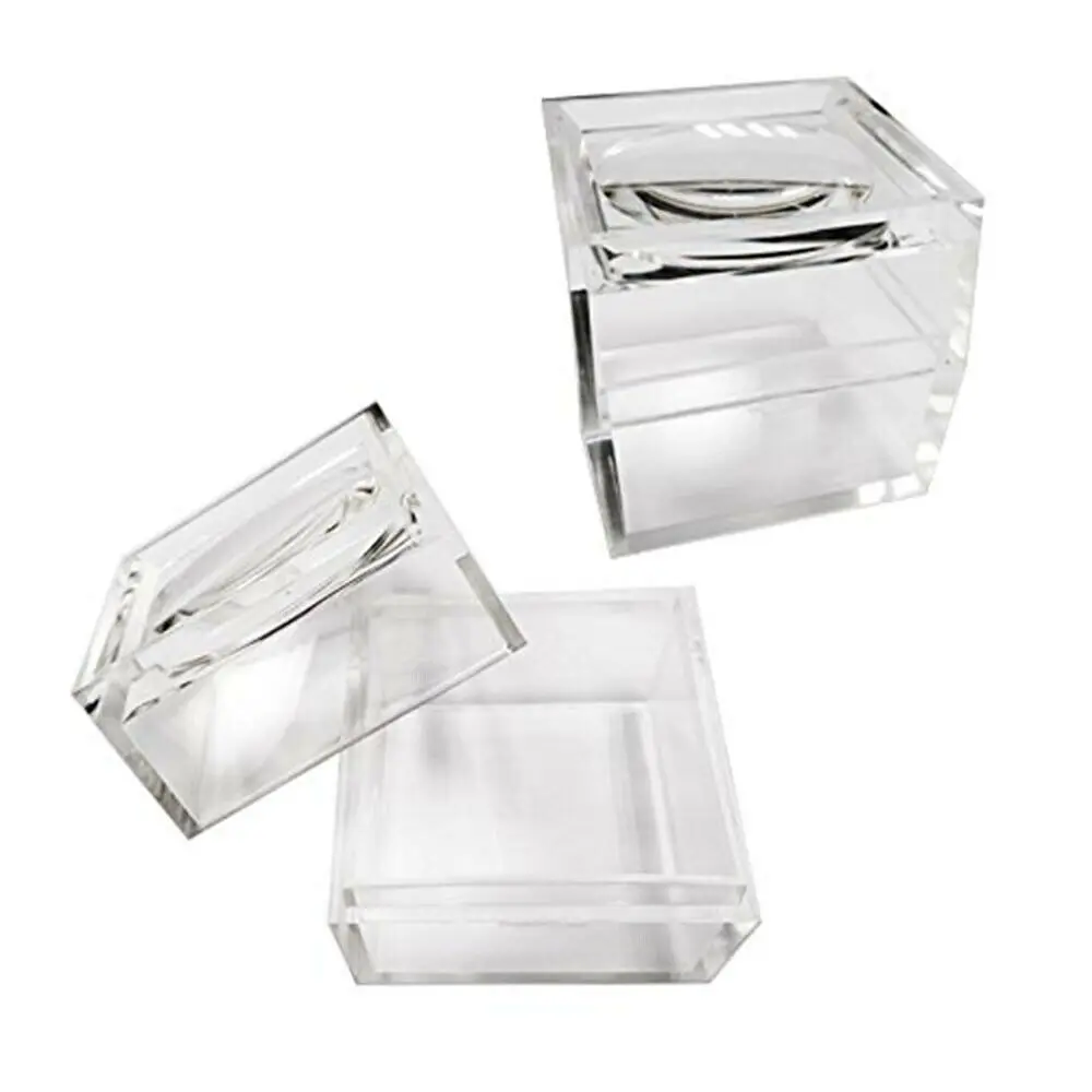 Clear Acrylic Cubic Magnifier Jar Insect box Bug Viewer for Kids