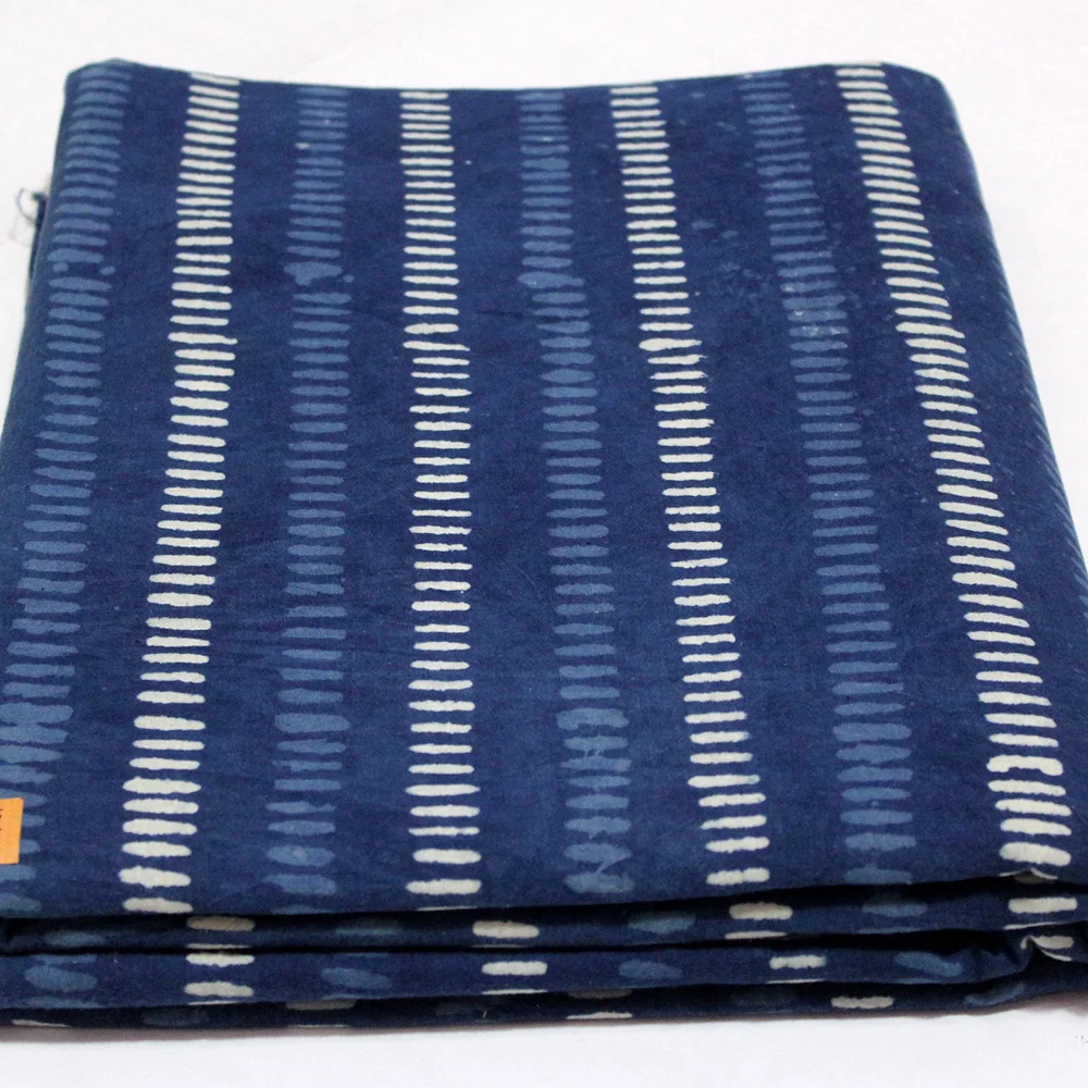 Cotton Fabric Sanganeri Hand Block Print Fabric For Dress Material