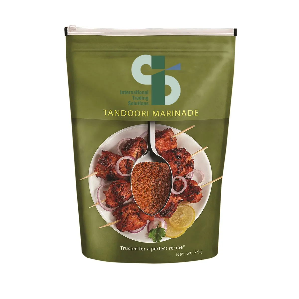 High Quality Wholesale Orangish to Red tone Powder Shape Dried Organic Spicy Taste Tandoori Marinade - 75G Origin From Sri Lanka