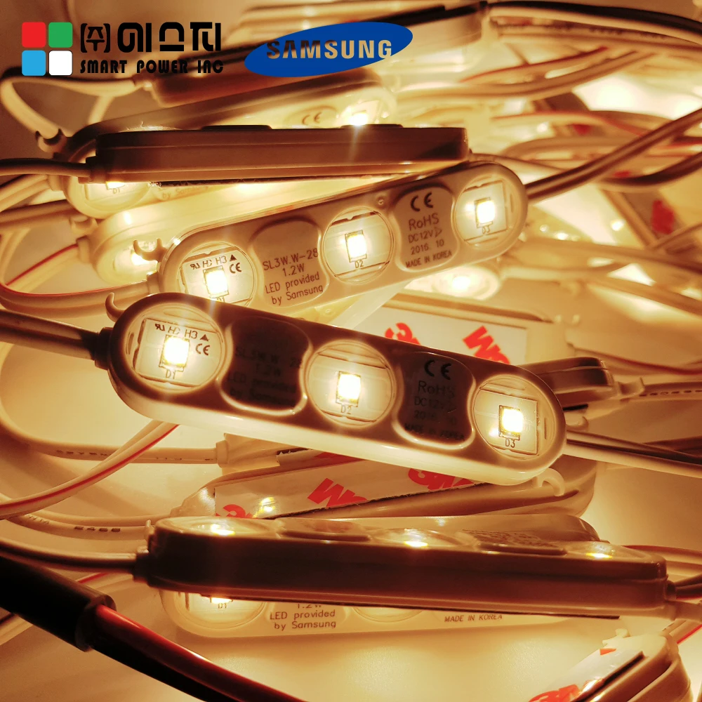 
Korea Samsung led modules white 3 dot 3528 for outdoor advertising signange made in Korea 