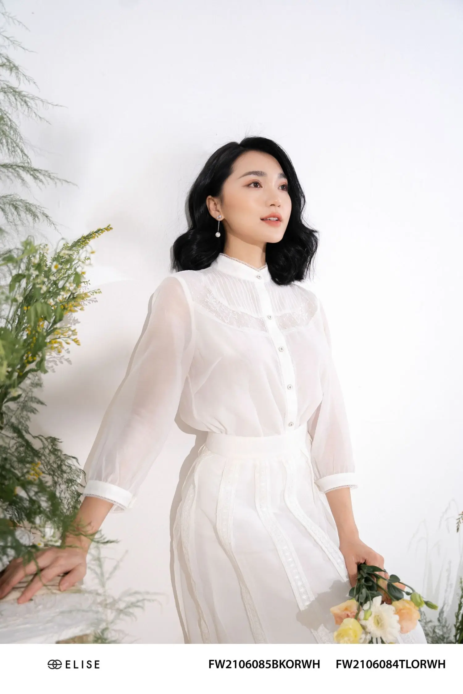 Girls Skirts Plus Size Womens Skirts Crepe White Women Skirts For Lady Office Elise Vietnam Top Quality Wholesales Clothing