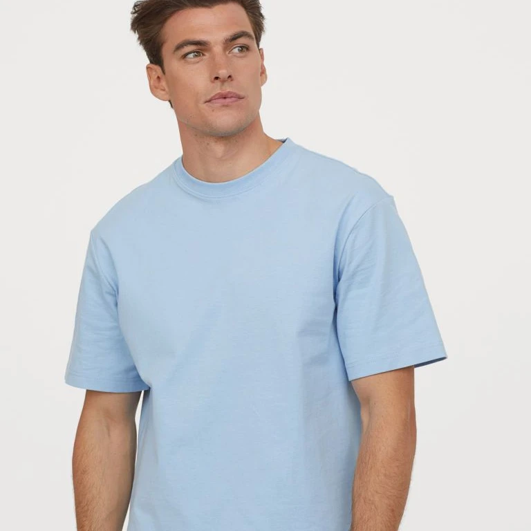 Мужские Простые однотонные футболки из 100% хлопка с коротким рукавом и круглым вырезом