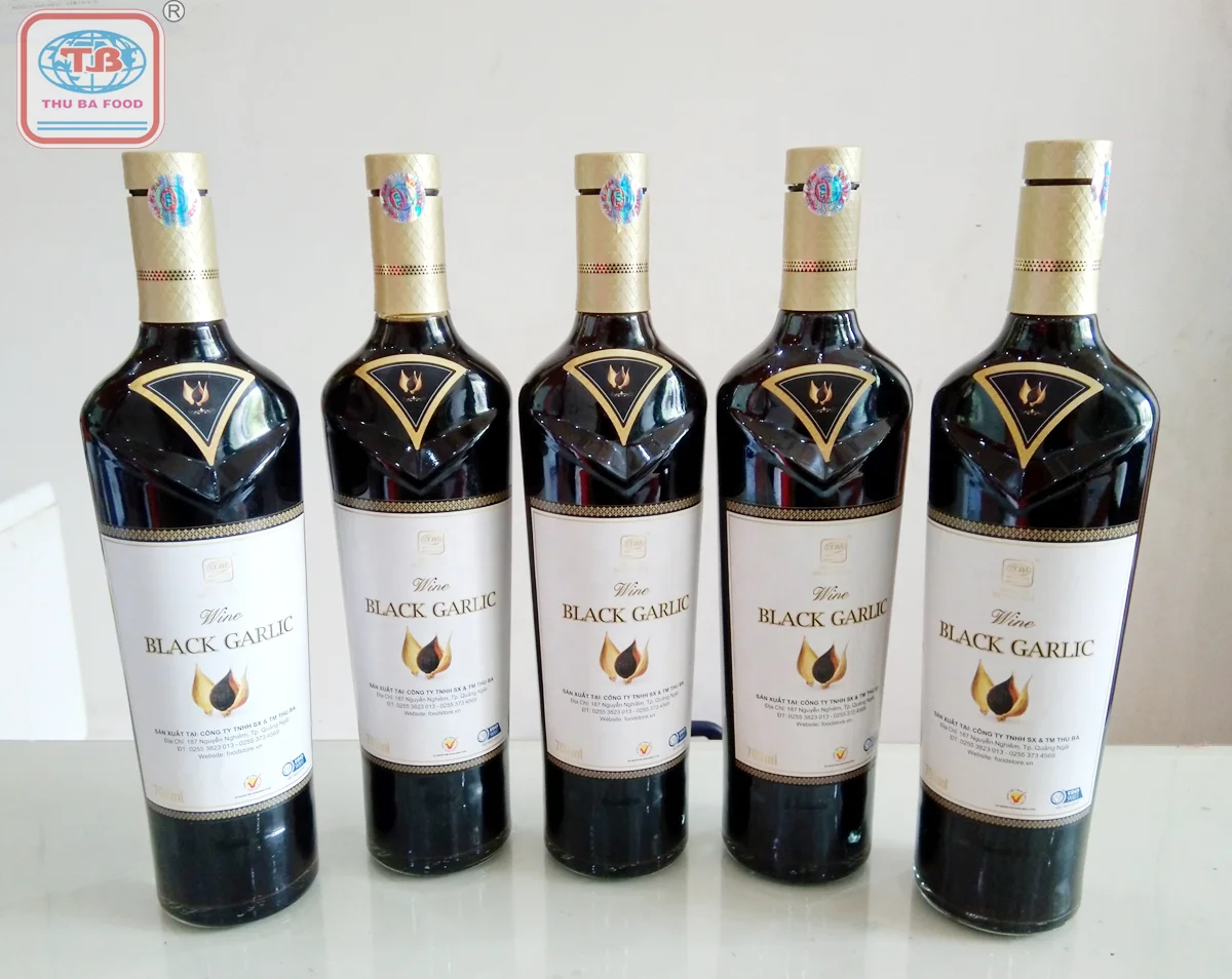 High Quality Garlic Wine LY SON Black Garlic Wine - 700ML Bottle