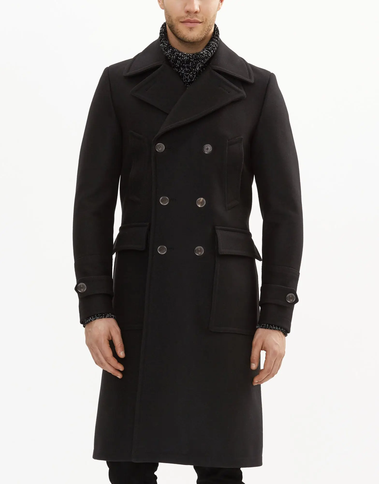 High Quality Men Winter Coat Oversize Outwear Wool Overcoat Double Breasted Long Cashmere Coat Fashion Wool Coats for Men