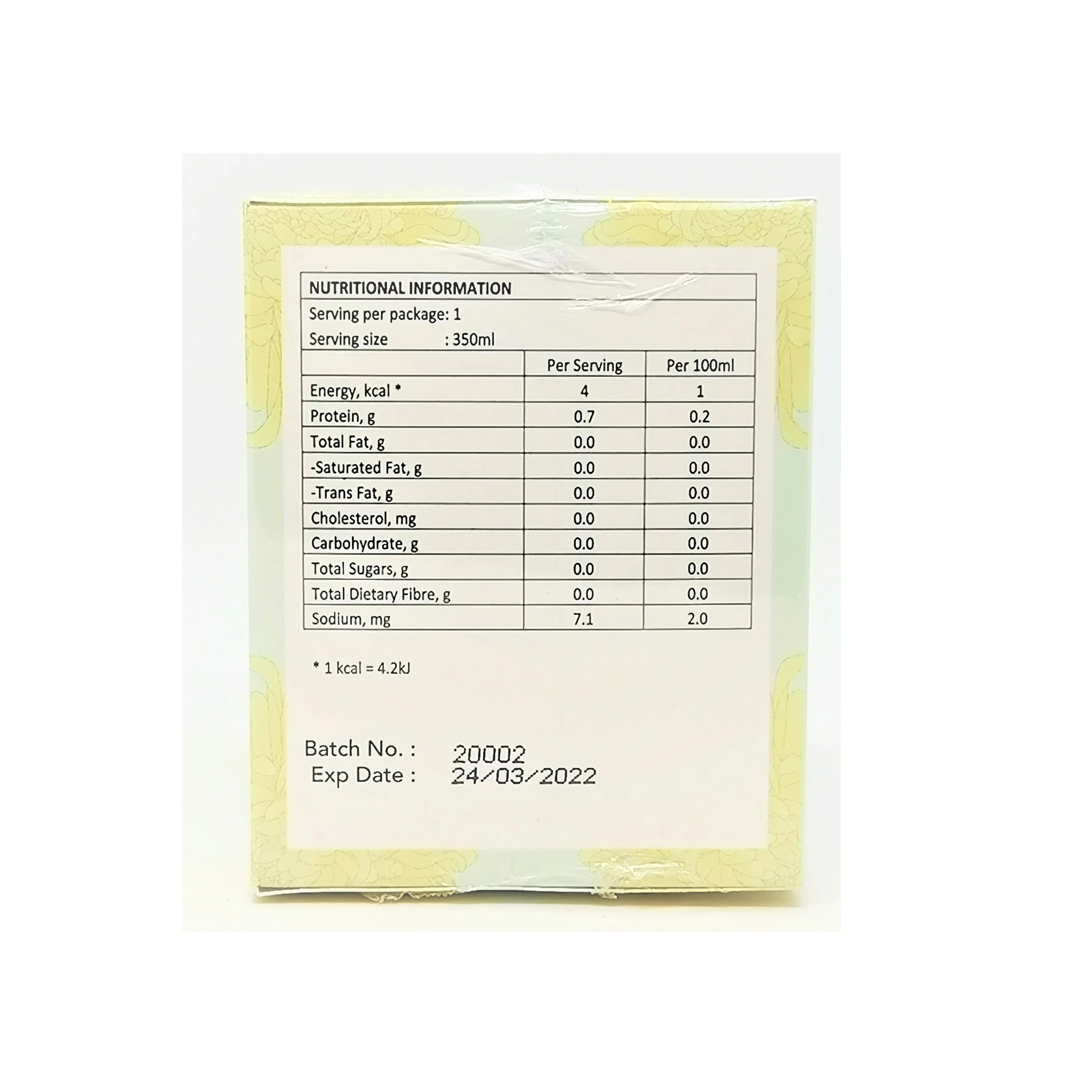 10 bags x 4g Natural Sweet Taste  Singapore Raemedy Promote General Health Stevia Leaf tea chrysanthemum flower