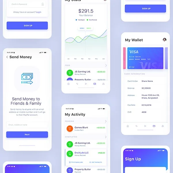Финансовое портмоне приложение для мобильного телефона | Успешное онлайн-платежное разработки приложений Kws в