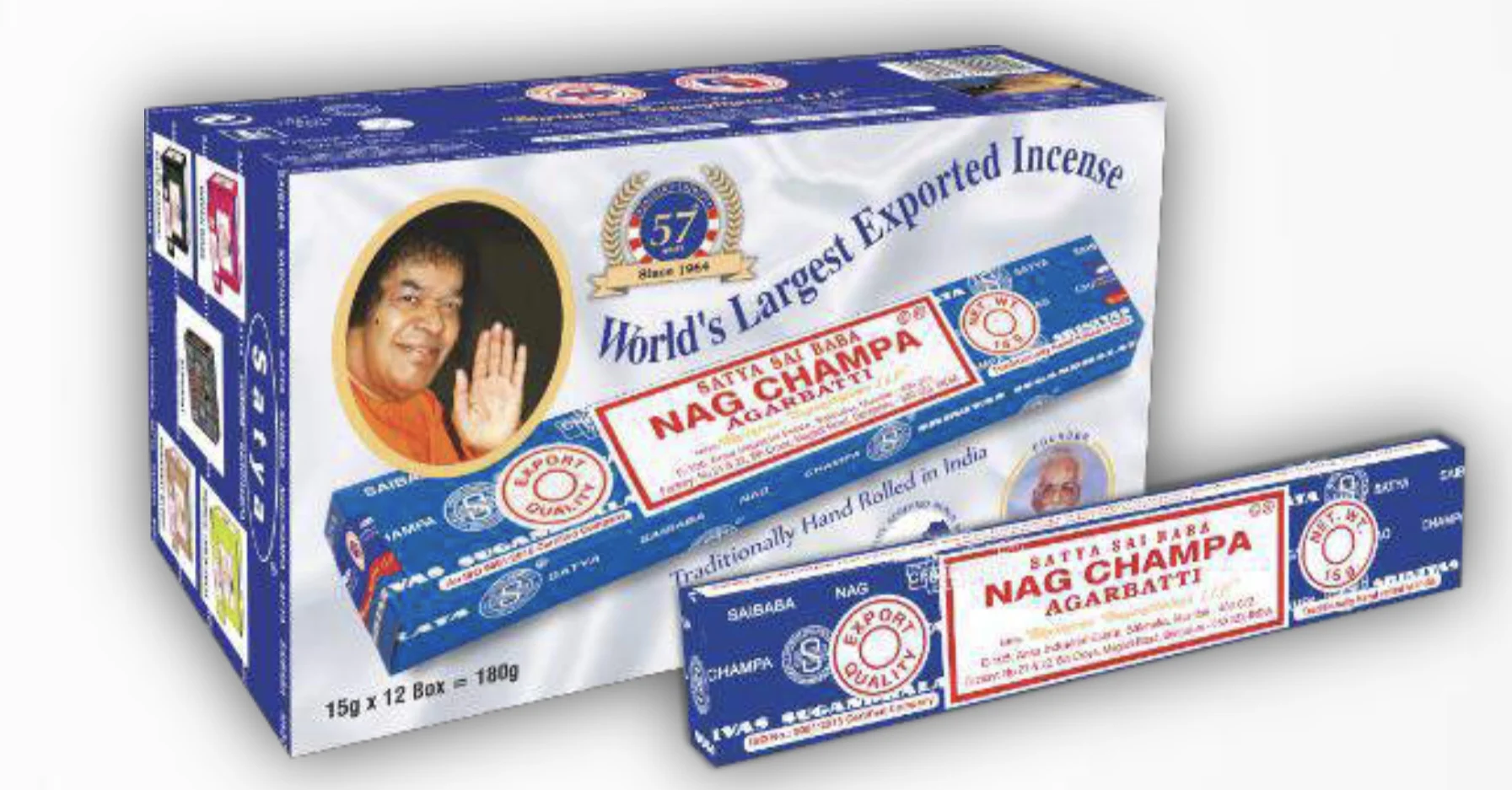 Hot Sale Satya Sai baba Nag champa incense/Original Nagchampa incense best seller incense in the world/Nagchampa Doop