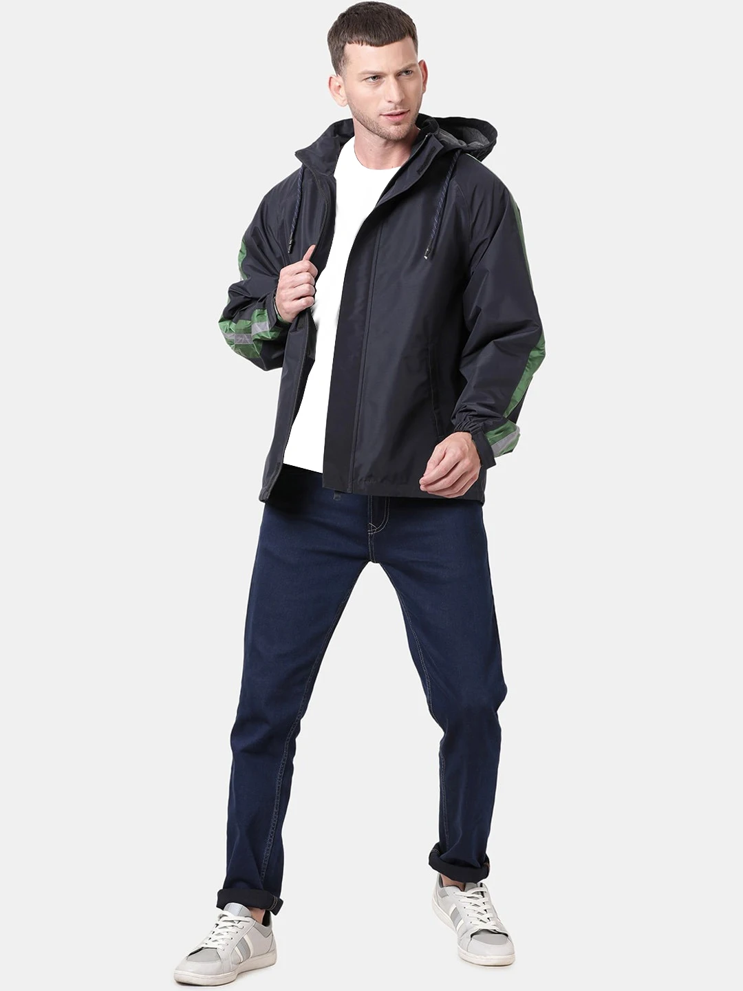 Оптовая продажа новинка высокое качество ПВХ покрытие полиэстер водонепроницаемый мужской дождевик цена производителя дешевая дождевая куртка для мужчин