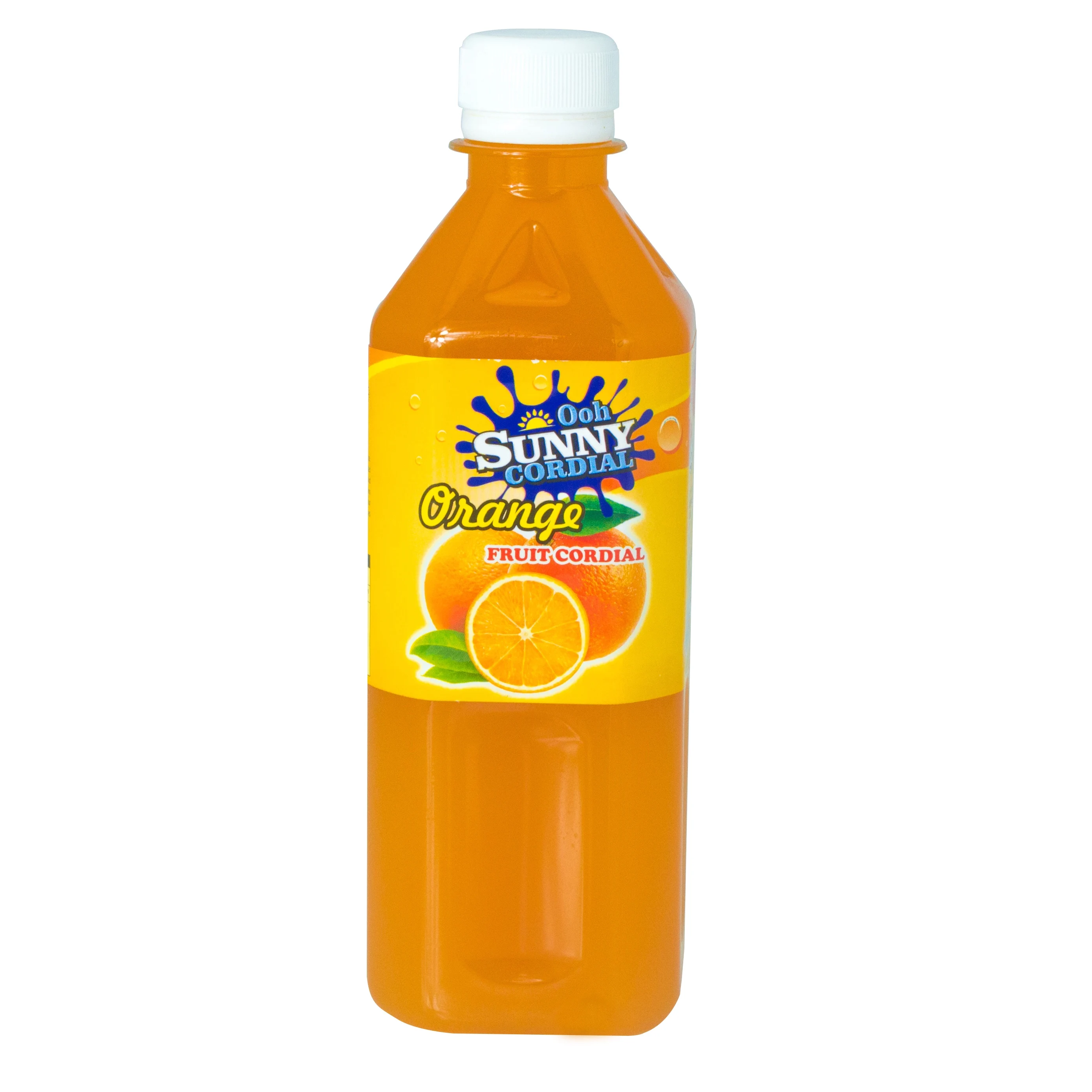 Bulk sale Orange flavour concentrate cordial with real fruit content 500ml bottle type Orange juice