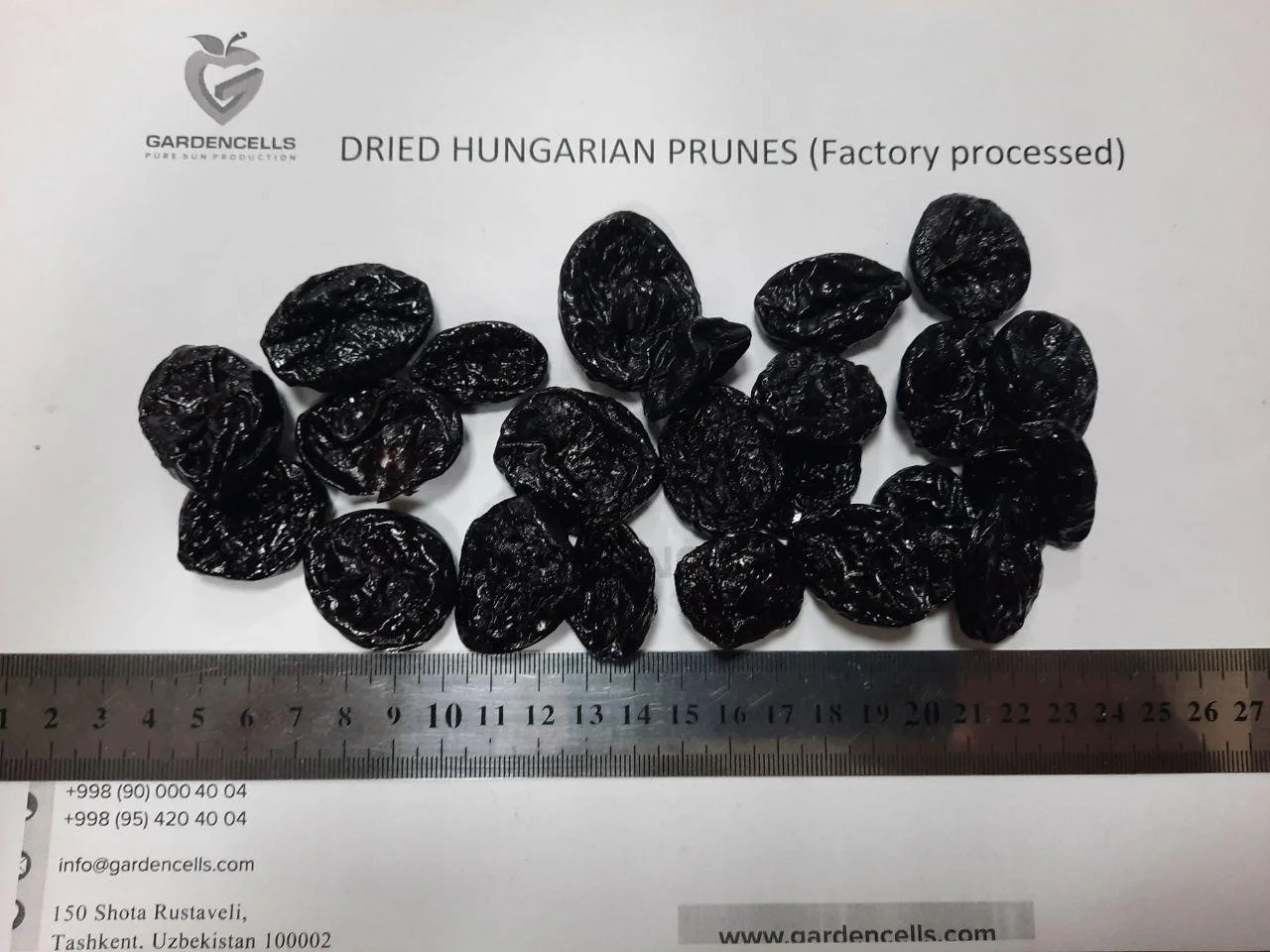 Sweet Pitted Prunes from Uzbekistan