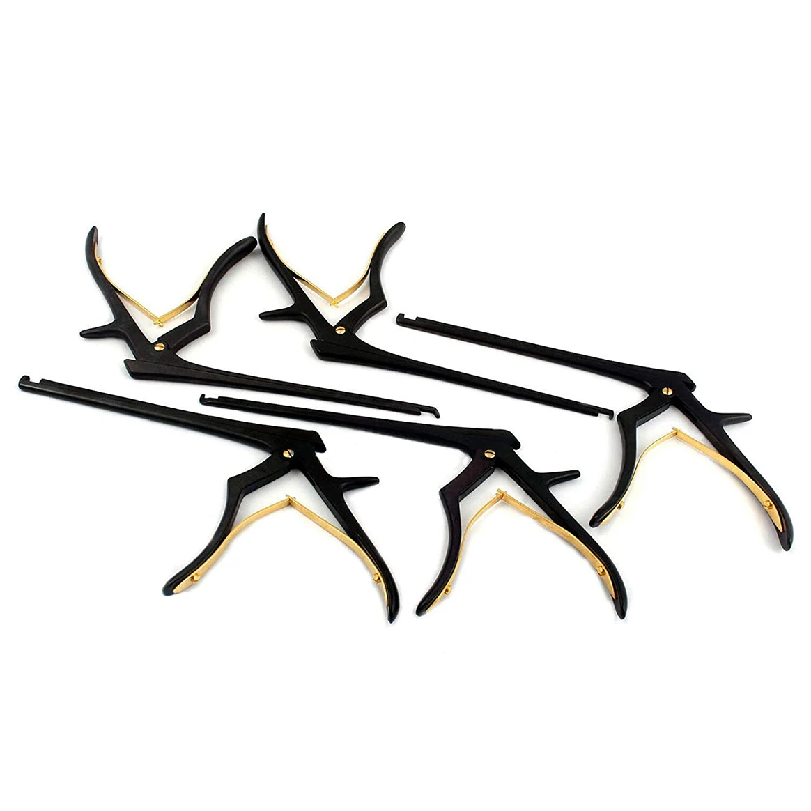 Kerrison Rongeurs Detach Black and gold 1mm,2mm,3mm,4mm,5mm Neuro Spine Orthopedic Surgical Instruments by Dental Point
